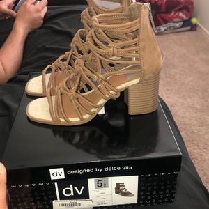 Dolce Vita Taupe heels